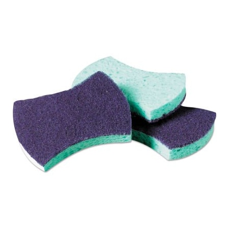 3M Scotch-Brite Power Sponge #3000, 2-3/4X4-1/2, Blue/Teal, 20/Carton 3000CT
